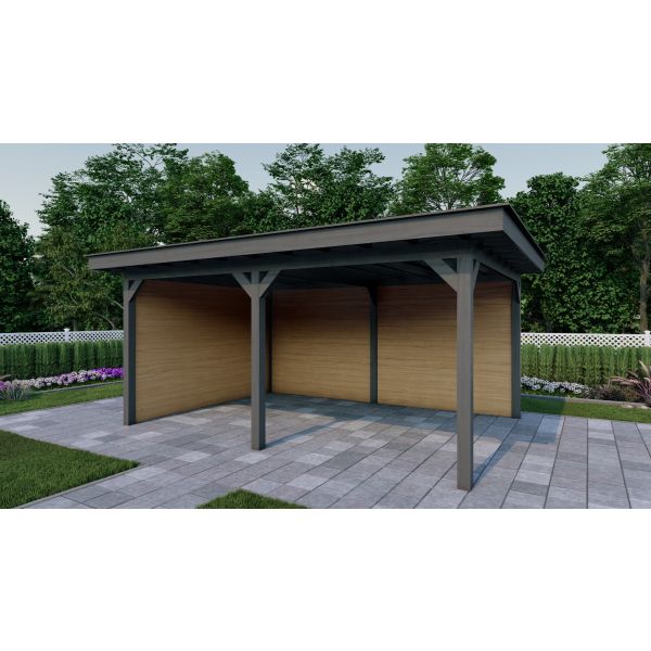 Overkapping Woodline 560cm x 330cm