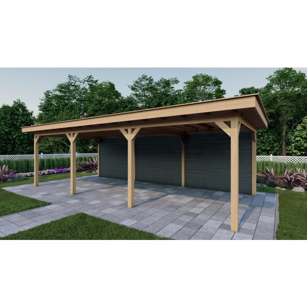 Overkapping Woodline 860cm x 380cm