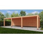 Overkapping Moderno Enkelwandig 1000cm x 400cm