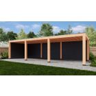 Overkapping Moderno Enkelwandig 1000cm x 300cm