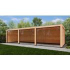 Overkapping Moderno Enkelwandig 1000cm x 350cm