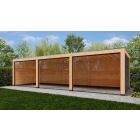 Overkapping Moderno Dubbelwandig 1000cm x 300cm