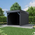 Overkapping All-Black Dubbelwandig 300cm x 300cm