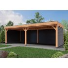 Overkapping Deluxe Dubbelwandig 800cm x 350cm