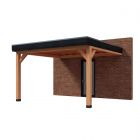 Aanbouw Overkapping Comfort met zwarte boei 400cm x 300cm