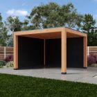 Overkapping Moderno Dubbelwanding 400cm x 300cm