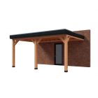 Aanbouw Overkapping Comfort met zwarte boei 500cm x 350cm
