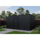 Composiet schuur 500cm x 350cm Rhombus Black