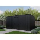 Composiet schuur 500cm x 300cm Rhombus Black