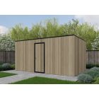 Composiet schuur 500cm x 300cm Rhombus Oak