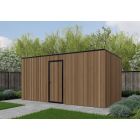 Composiet schuur 500cm x 300cm Teak