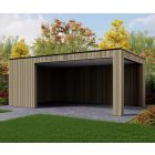 Overkapping Composiet Rhombus Oak 600cm x 330cm (400-200)