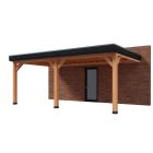 Aanbouw Overkapping Comfort met zwarte boei 600cm x 300cm