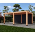 Overkapping Moderno Dubbelwandig 600cm x 350cm