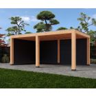 Overkapping Moderno Enkelwandig 600cm x 300cm