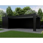 Overkapping Composiet Rhombus Nordic Black 700cm x 330cm (400-300)