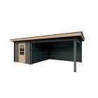 Tuinhuis Nordline 660cm x 390cm incl. schuur 200cm