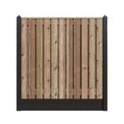 Hout/Beton schutting pakket Grenen 23 planks