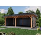 Overkapping Landelijk 780cm x 390cm met vast raamkozijn