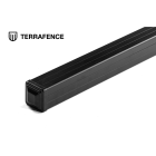 Terrafence Zwarte Aluminium tuinpaal 2810 x 70 x 70mm