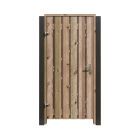 Grenen tuinpoort 195cm hoog incl. kozijn, slot en bevestigingsmateriaal