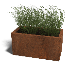 Cortenstaal plantenbak Texas 40 x 80 cm
