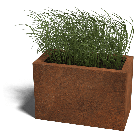 Cortenstaal plantenbak Texas 30 x 60 cm