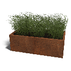 Cortenstaal plantenbak Texas 60 x 120 cm