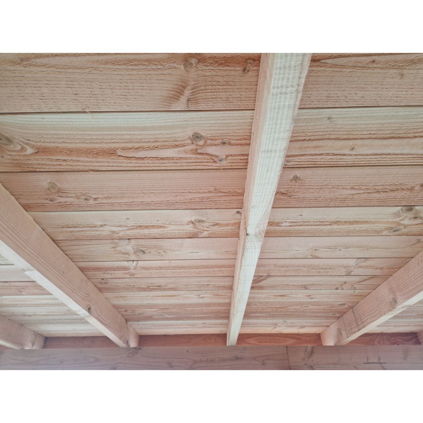 Overkapping Basic 500cm x 300cm met schuur 200cm