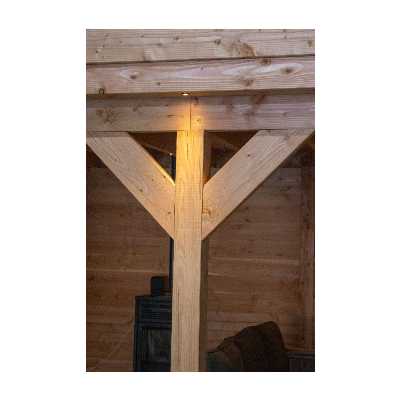 Overkapping Deluxe Dubbelwandig 1000cm x 350cm