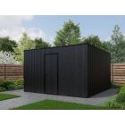 Composiet schuur 400cm x 400cm Rhombus Black