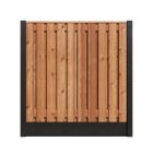 Hout/Beton schutting pakket Douglas 21 planks