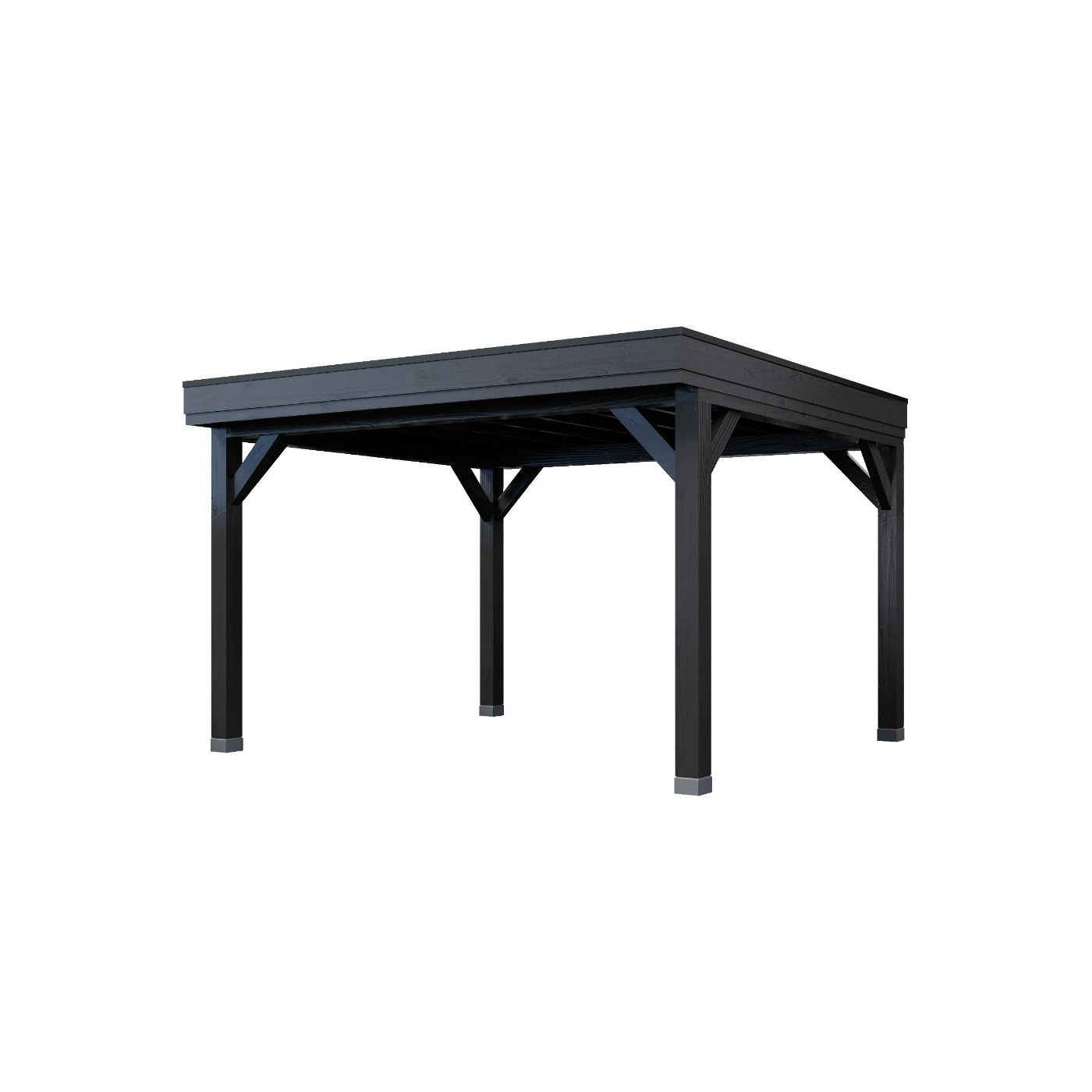 Overkapping All-Black Dubbelwandig 400cm x 300cm.