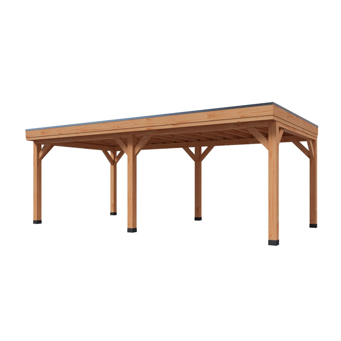 Overkapping DeLuxe Dubbelwandig 700cm x 300cm