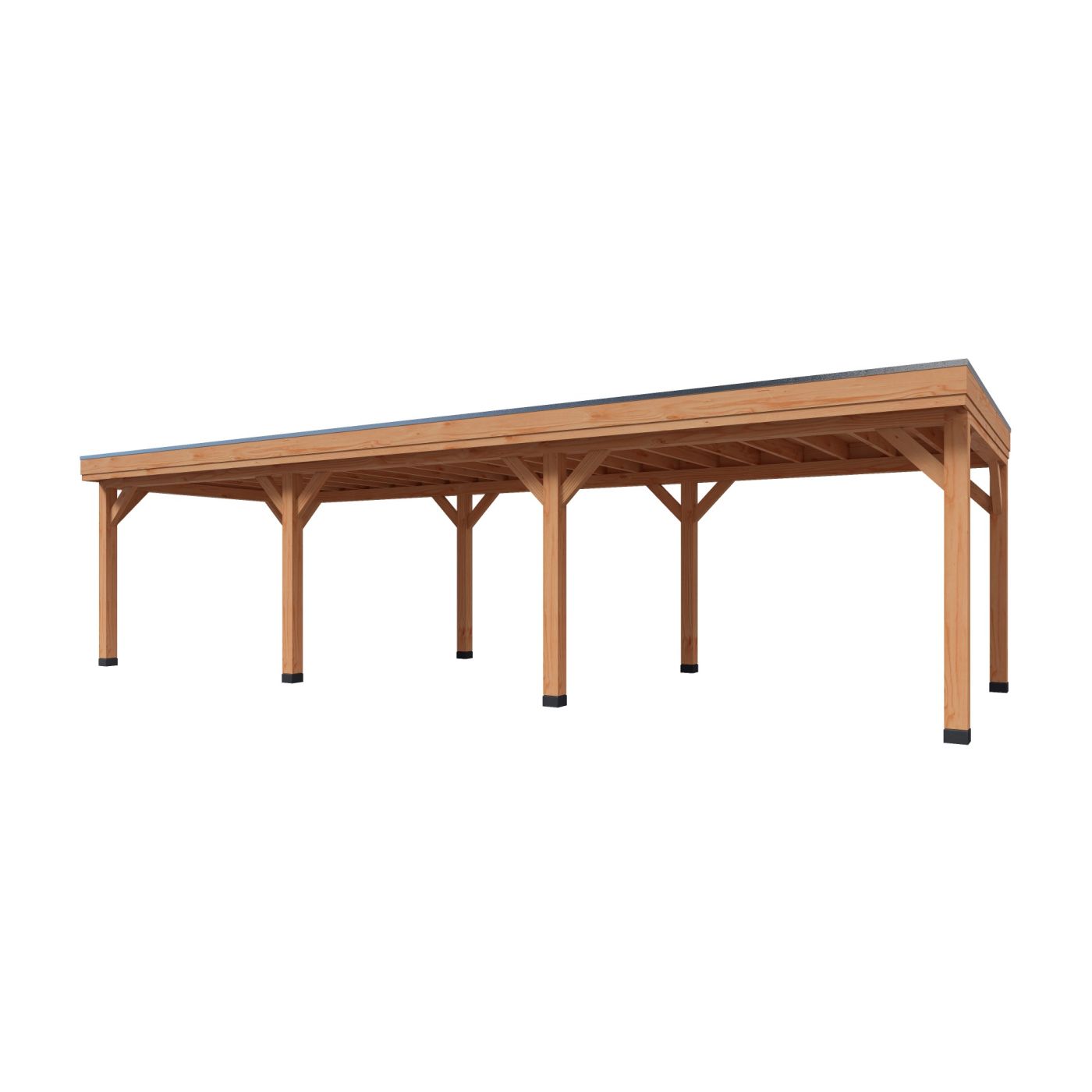 Overkapping Deluxe Dubbelwandig 1000cm x 350cm