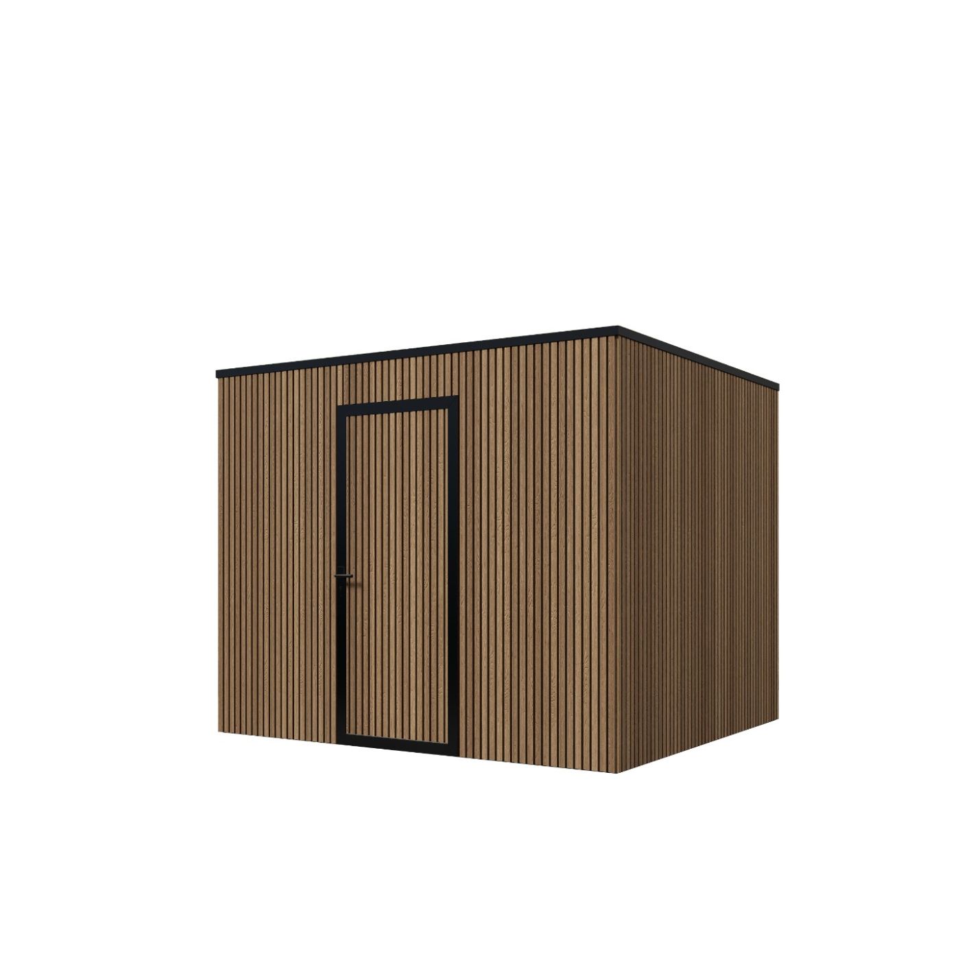 Composiet schuur 300cm x 250cm Rhombus Teak