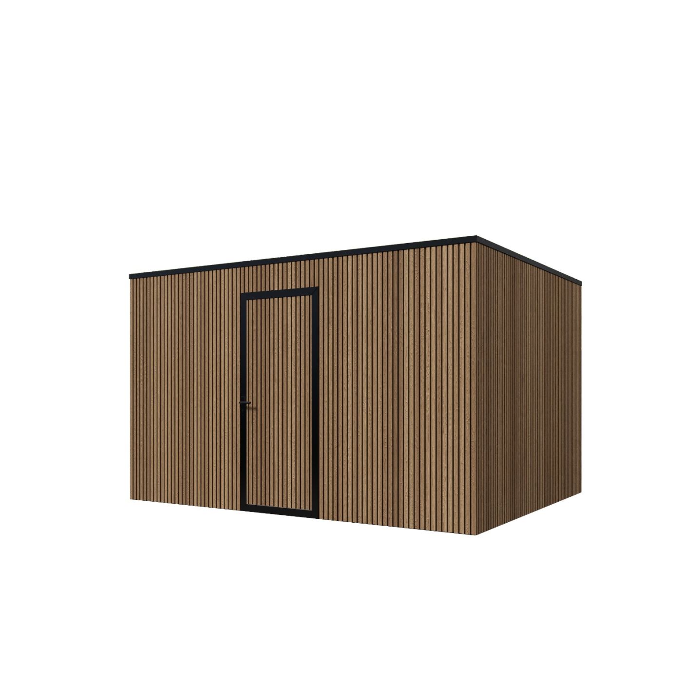 Composiet schuur 400cm x 300cm Rhombus Teak