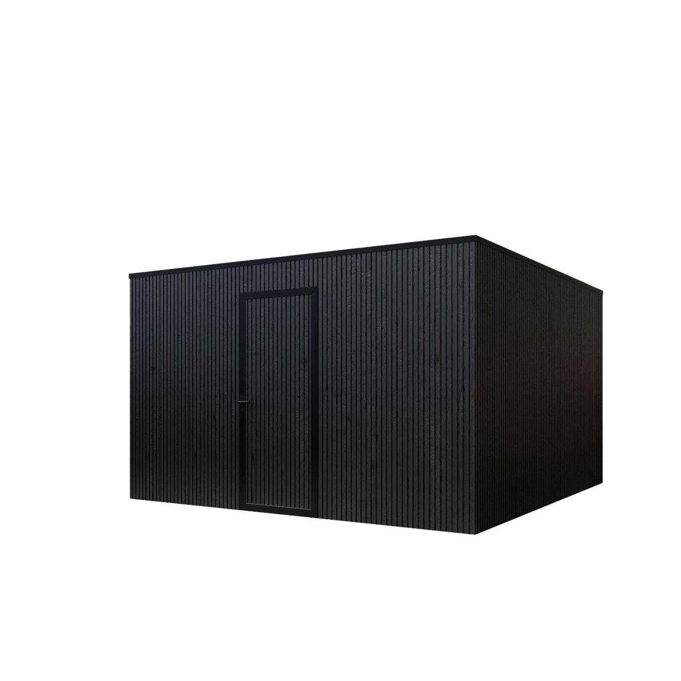 Composiet schuur 400cm x 400cm Rhombus Black