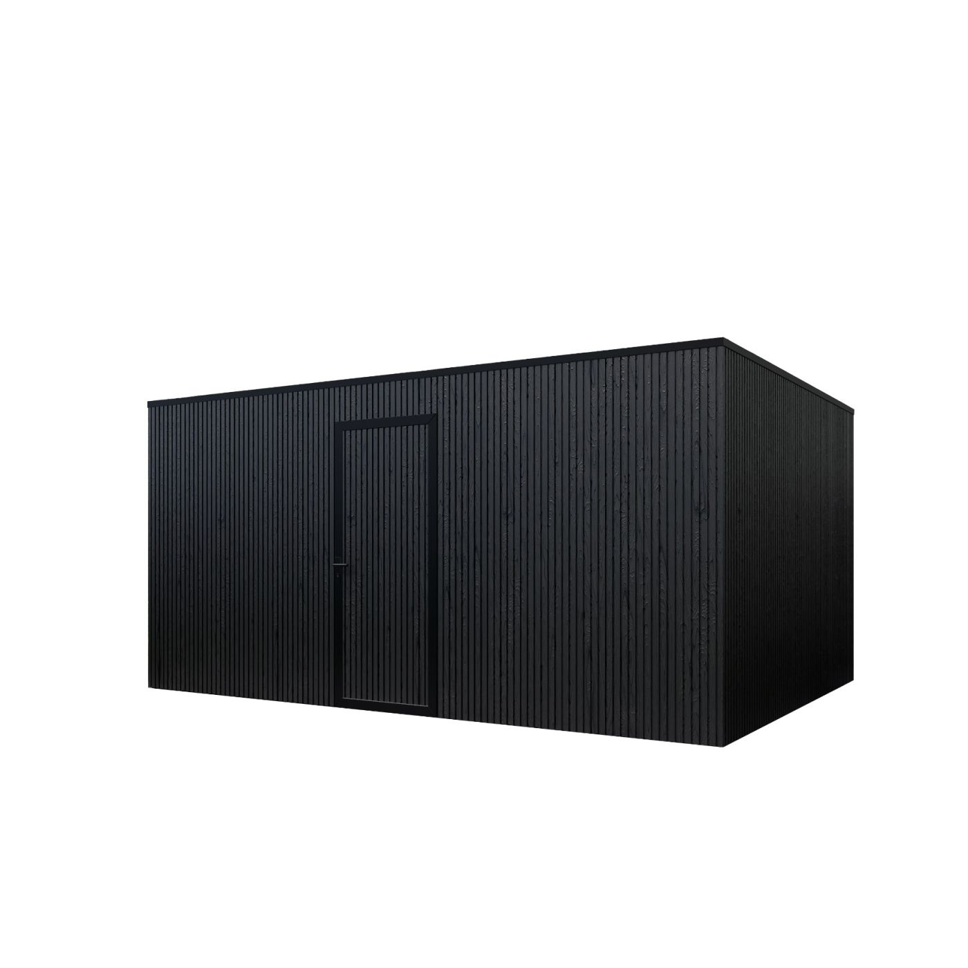 Composiet schuur 500cm x 350cm Rhombus Black