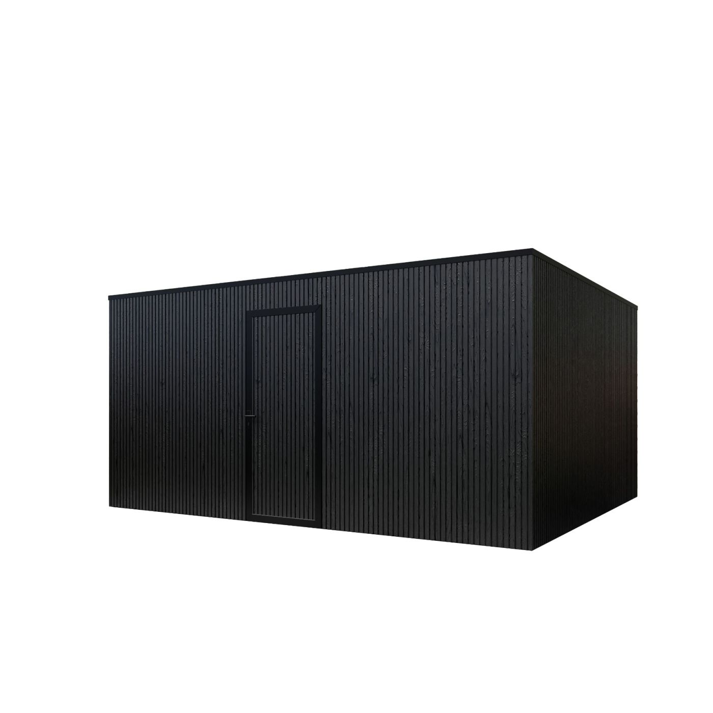 Composiet schuur 500cm x 400cm Rhombus Black