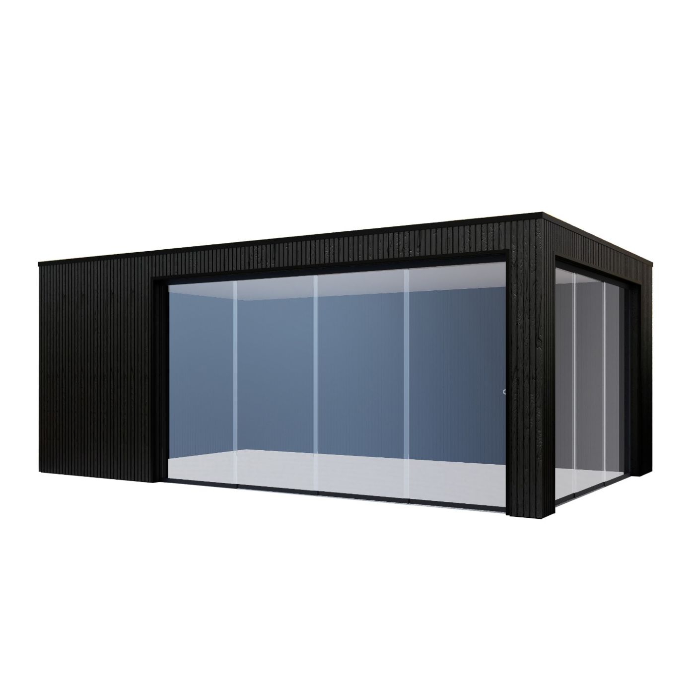 Overkapping Composiet Rhombus Nordic Black 600cm x 370cm (400-200)