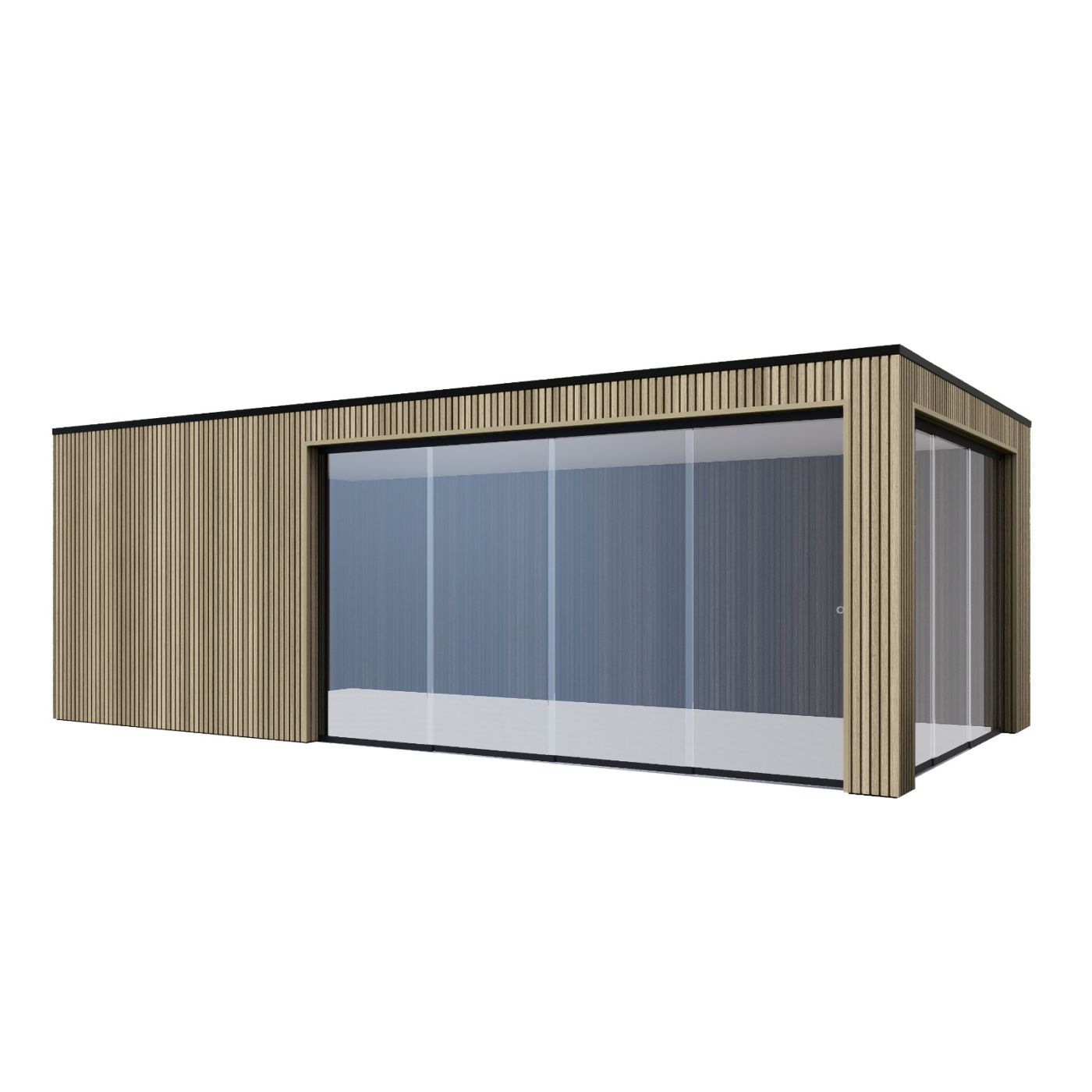 Overkapping Composiet Rhombus Oak 700cm x 330cm (400-300)