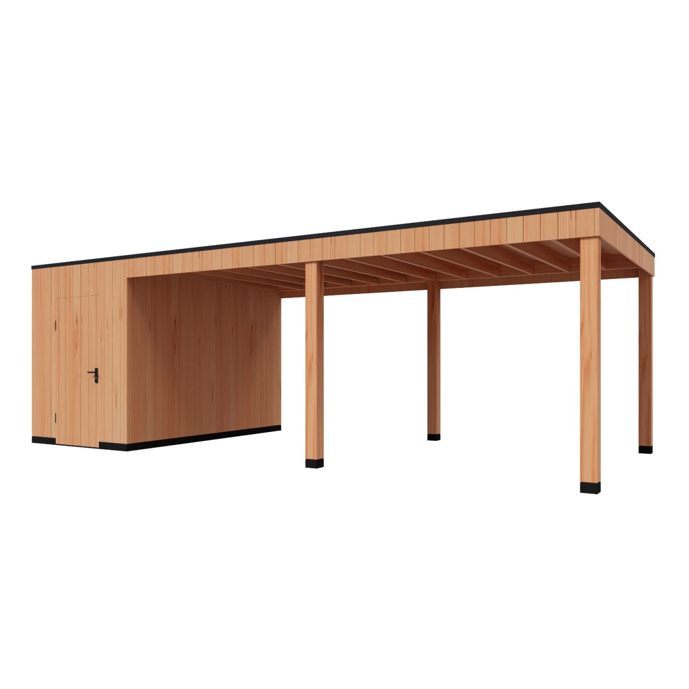 Tuinhuis Elegance 800cm x 350cm met schuur 200cm