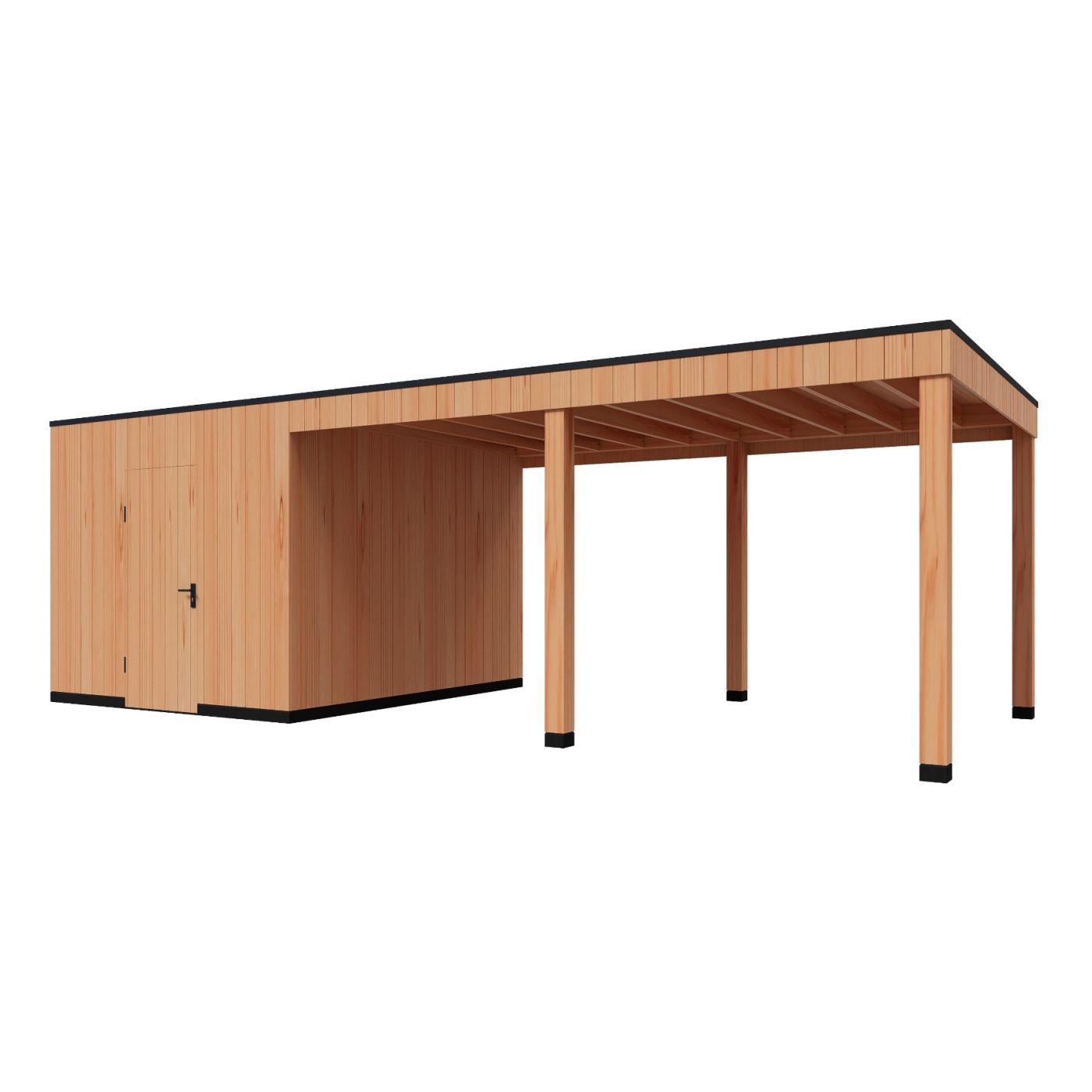 Tuinhuis Elegance 800cm x 400cm met schuur 200cm