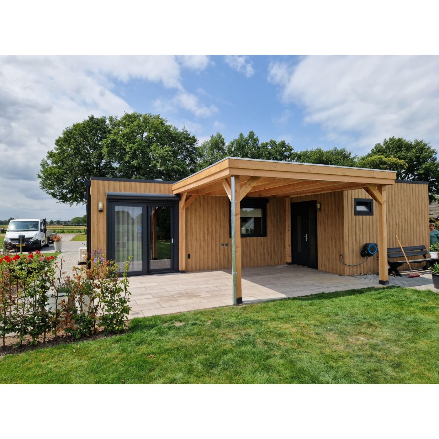 Aanbouw Overkapping Comfort 800cm x 300cm