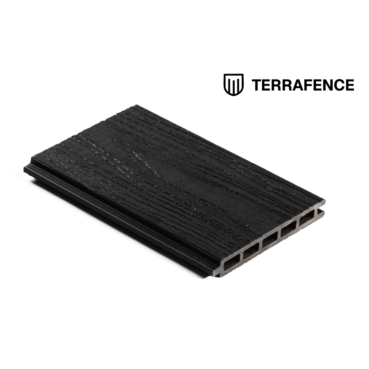 Terrafence Composiet schutting pakket Nordic Black Houtnerf