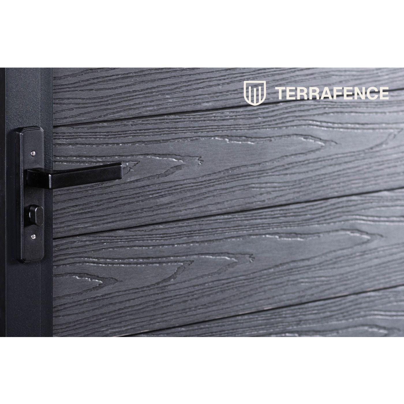 Terrafence Composiet schutting pakket Nordic Black Houtnerf