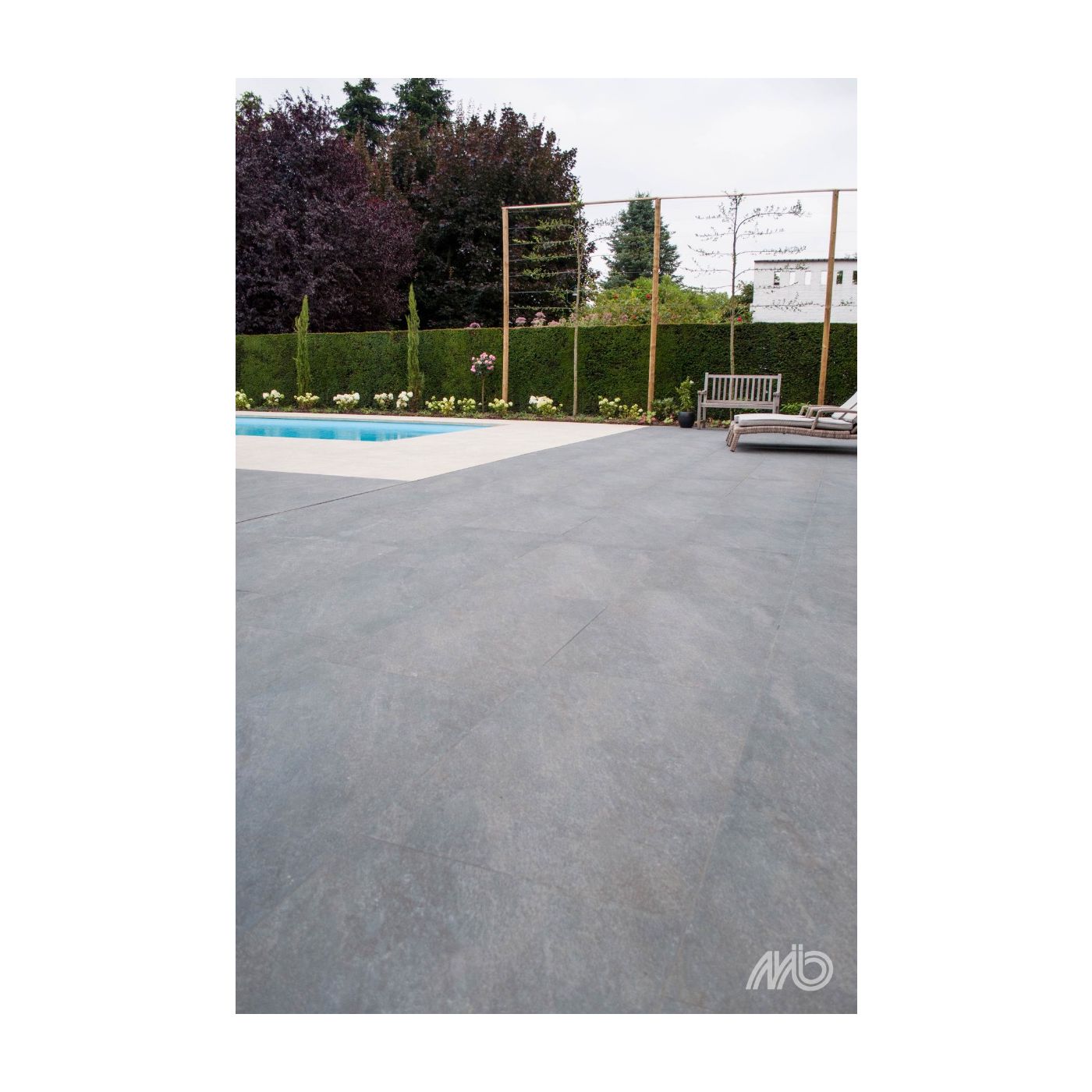 Ceramaxx Andes Nero 60x60x2cm