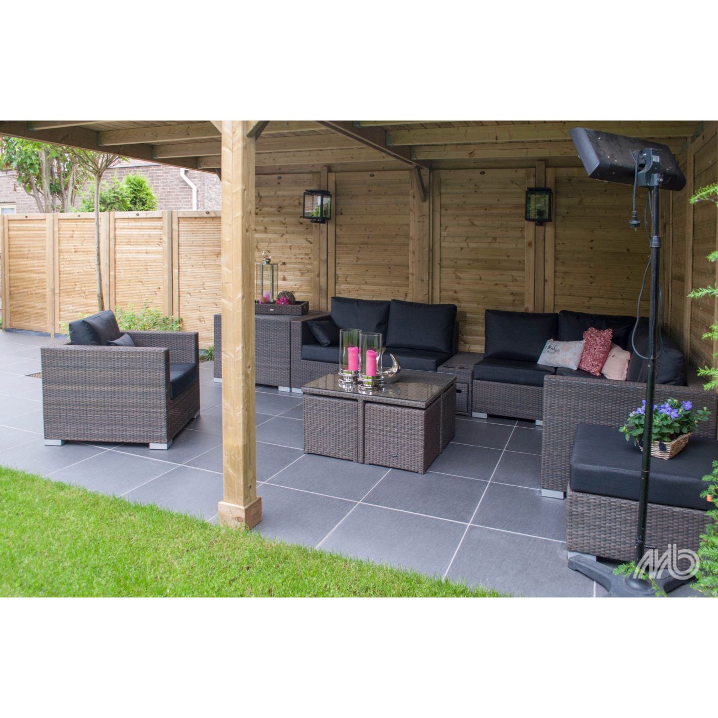 Ceramaxx Ardesia Nero 60x60x3cm