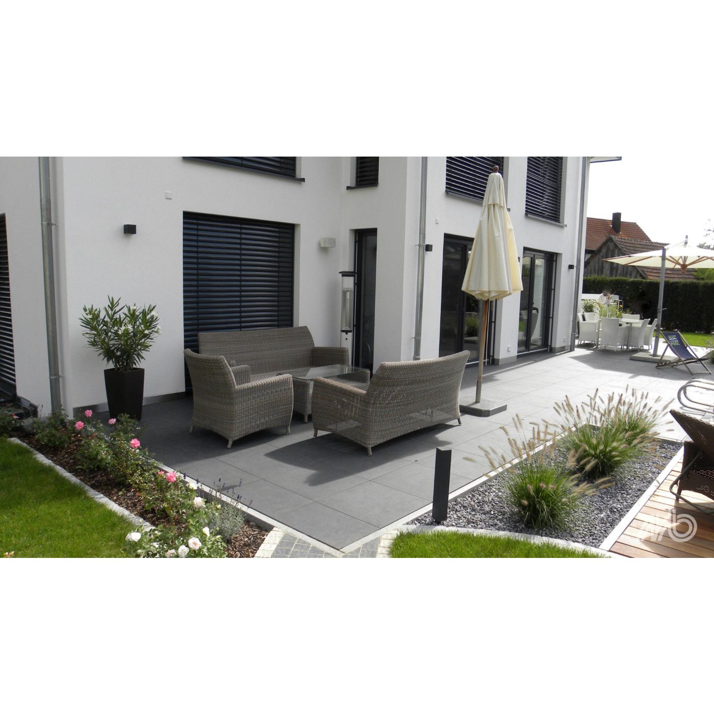 Ceramaxx Puzzolato Nero 60x60x3cm